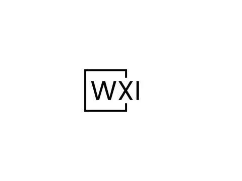 WXI letter initial logo design vector illustration Stock Illustration