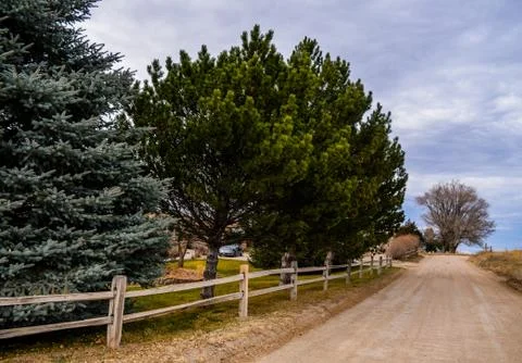 A Wyoming Country Road 3 Stock Photos
