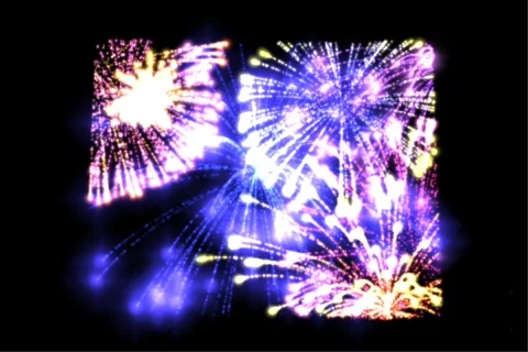 Wyoming Fireworks Stock Footage 720984