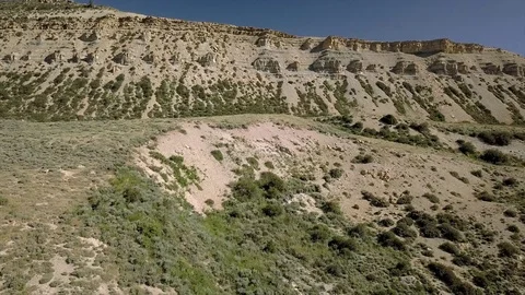 Wyoming Hillside Stock Footage 83270797