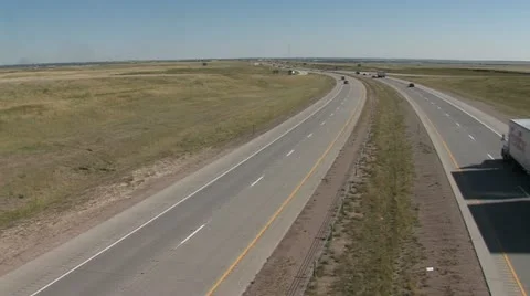 Wyoming Interstate Highway 動画素材 11115741