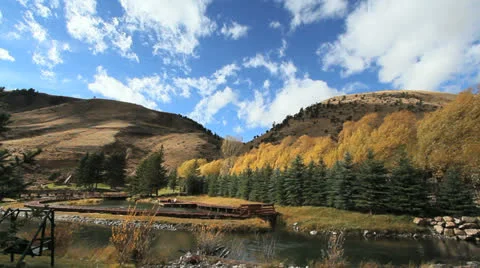 Wyoming Jackson Hole timelapse Stock-Footage 24692713