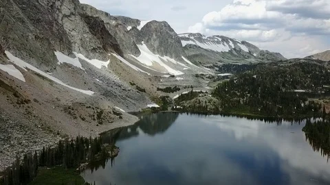 Wyoming Lake Stock Footage