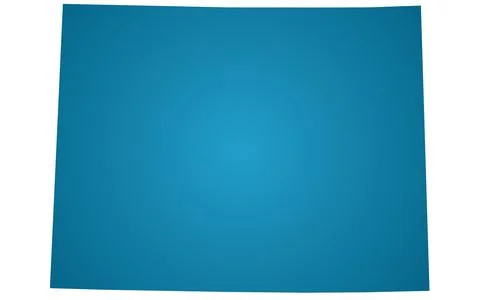 Wyoming map isolated on white background Stock Illustration