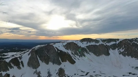 Wyoming Mountains Stock Footage 98836399