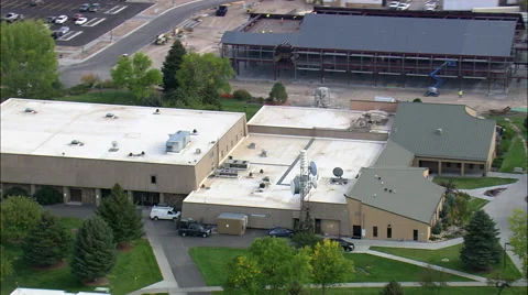 Wyoming PBS Building Stock Footage 66827222