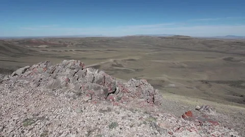 Wyoming vast open space Stock Footage 42683020