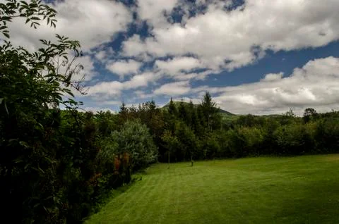 Wzgórza panorama Foto stock