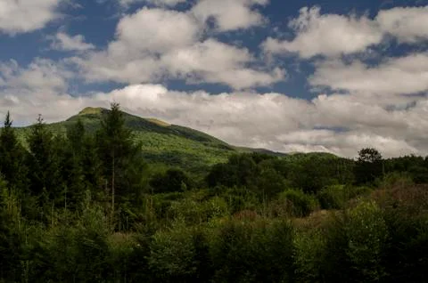 Wzgórza panorama Stock Photos