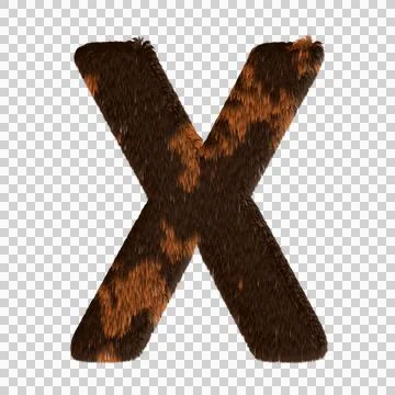 X - Calico fur Stock Illustration