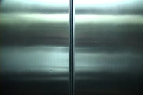 X elevator (with audio) Stock Footage 1216248