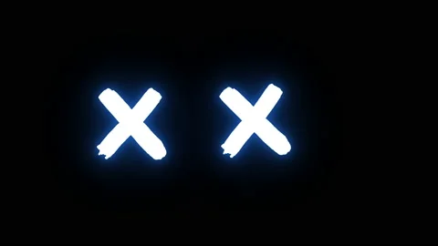 X eyes Stock Footage 217506584