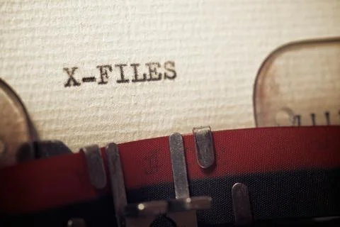 X-files concept view 写真素材