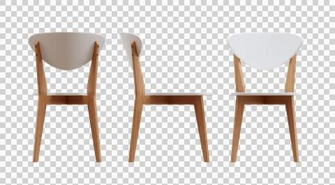 X Frame Dining Chair 03 Illustrazione stock