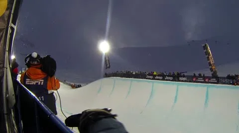 X-games snowboarding Stock Footage 22390410
