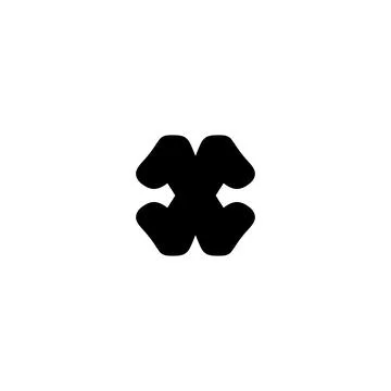 X icon icon. Simple style big sale poster background symbol. Remove button... Stock Illustration