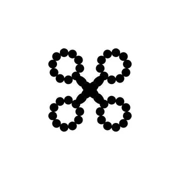 X icon icon. Simple style big sale poster background symbol. Remove button... Stock Illustration