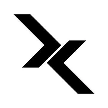 X, KX, JXK, JK initials geometric company logo and vector icon Stock Illustration
