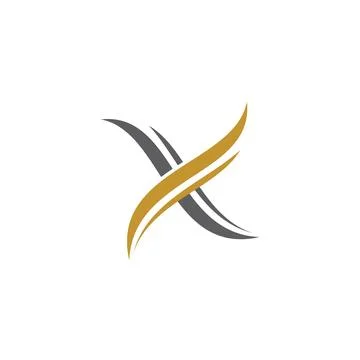 X letter 스톡 일러스트