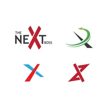 X letter 스톡 일러스트