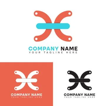 X letter logo element. Stock Illustration