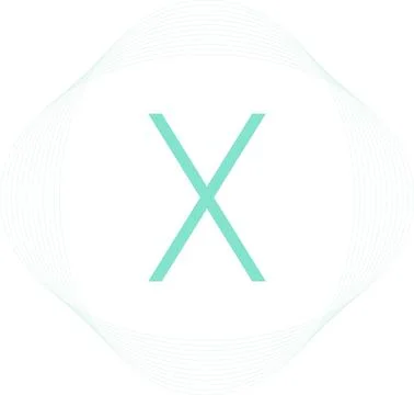 X letter logo Stock Illustration