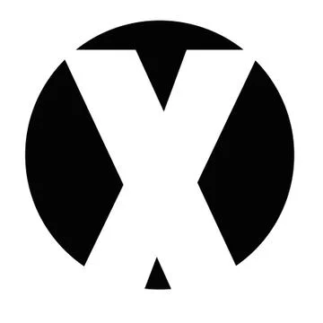 X logo Illustrazione stock