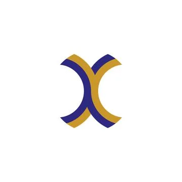 X logo letter symbol vector element design icon Stock Illustration