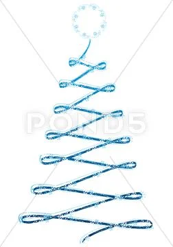 X-MAS tree Stock Illustration