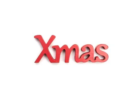 X-mas on white background Stock-Fotos