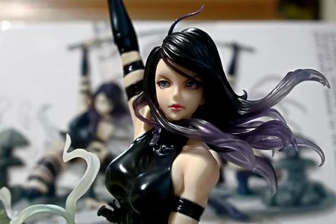 The X-Men MARVEL COMIC character Psylocke Foto stock