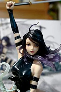 The X-Men MARVEL COMIC character Psylocke Stock Photos