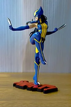 X-Men MARVEL COMIC character WOLVERINE(LAURA KINNEY). Stock Photos