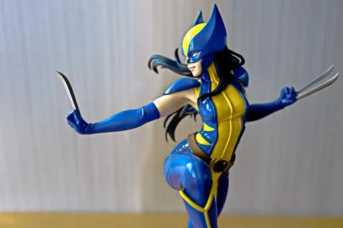 X-Men MARVEL COMIC character WOLVERINE(LAURA KINNEY). Foto stock