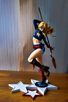 X-Men MARVEL COMIC character WOLVERINE(LAURA KINNEY). 스톡 사진