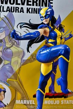 X-Men MARVEL COMIC character WOLVERINE(LAURA KINNEY). Stock Photos