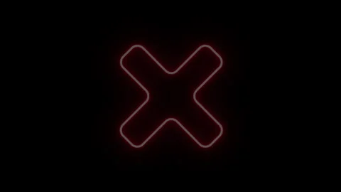 X NEON Stock Footage 273205070