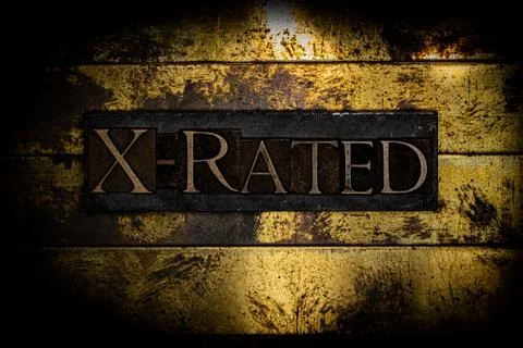 X-Rated Foto stock