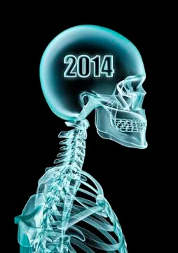 X-ray 2014 Illustrazione stock