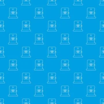X-ray apparatus pattern vector seamless blue 스톡 일러스트