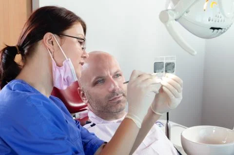 X-ray check Stock Photos