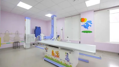 X-ray equipment. High-tech medicine. Stock Footage 164675569