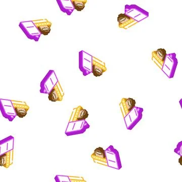 X-ray equipment for scanning baggage isometric icon seamless pattern 库存插图