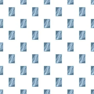 X ray hand bone scanning medical pattern background Illustrazione stock