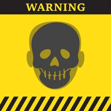 X-ray head skeleton Stock Illustration