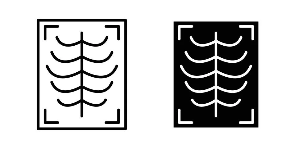 X ray icon vector symbol graphics 스톡 일러스트