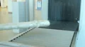 X-Ray Inspection System. Luggage at the airport HD Footage