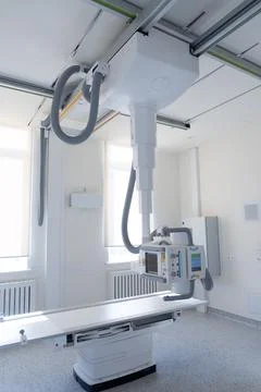The X-ray machine is in the clinic Stock Photos