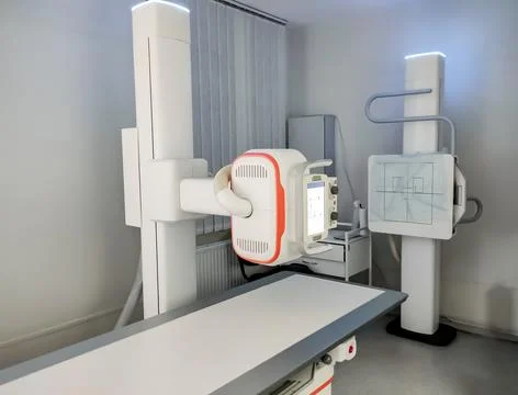 X-ray machine, used for digital radiography Stock Photos