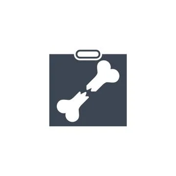 X-ray related vector glyph icon. Stock Illustration